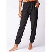 Threads 4 Thought BLACK Womens Kiara Woven Jogger XL