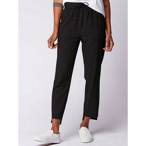 Threads 4 Thought BLACK Women's Romilly Tech Stretch Step Hem Jogger S