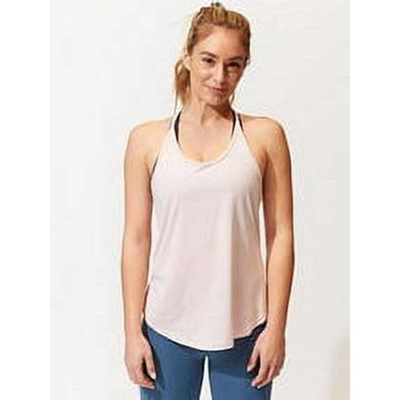 Threads 4 Thought HEATHER SOUFFLE Women's Cassia Active Racer Back Tank S