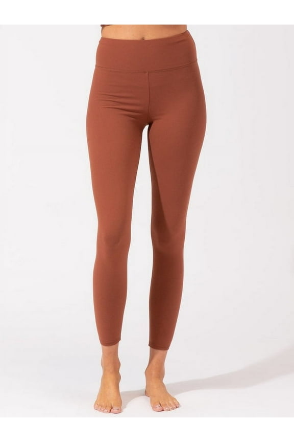 RUST ROSE Women's Arielle Rib Leggings XS