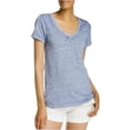 thumbnail image 1 of Threads 4 Thought Women's Organic Cotton V-Neck Tee, Lilac Indigo, Large, 1 of 2
