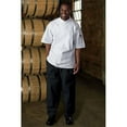 thumbnail image 1 of Threads 4001-0105 Classic Baggy Chef Pants 2" Elastic Waist with Brass Zipper in Black - XLarge, 1 of 2