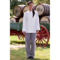 thumbnail image 1 of Threads 4001-4003 Classic Baggy Chef Pants 2" Elastic Waist with Brass Zipper in Houndstooth - Medium, 1 of 6