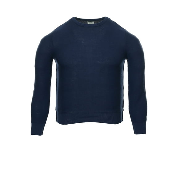 Threads & Heirs Crew Neck Sweater (2XLarge, Blue)