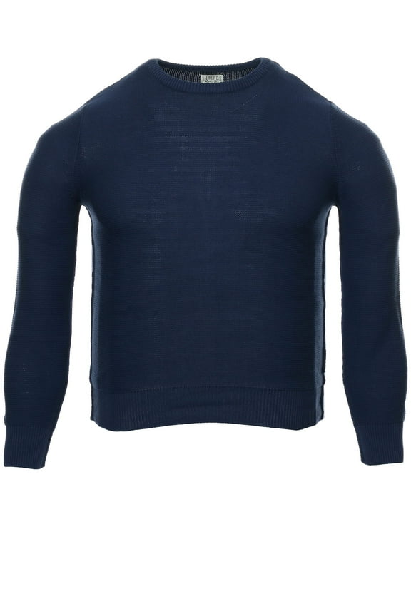 Crew Neck Sweater (2XLarge, Blue)