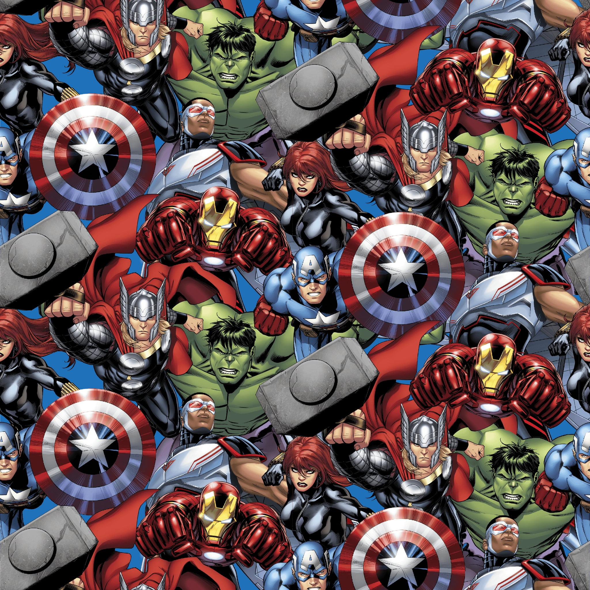 Threads of Justice – Marvel Avengers Cotton Fabric - Walmart.com