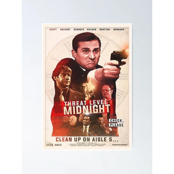 Threat Level Midnight Movie Poster Unframed Size 24''x36'' GooGate