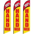 thumbnail image 1 of Three (3) Pack Full Sleeve Swooper Flags 100% HAND WASH Advertising Sign (Pack of 3 Replacement Flags only)$$Other, 1 of 5
