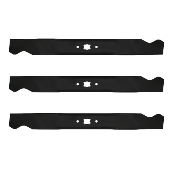 Three (3) Troybilt Push Mower Mulching Blades for 21" Deck Replaces 942-0741A