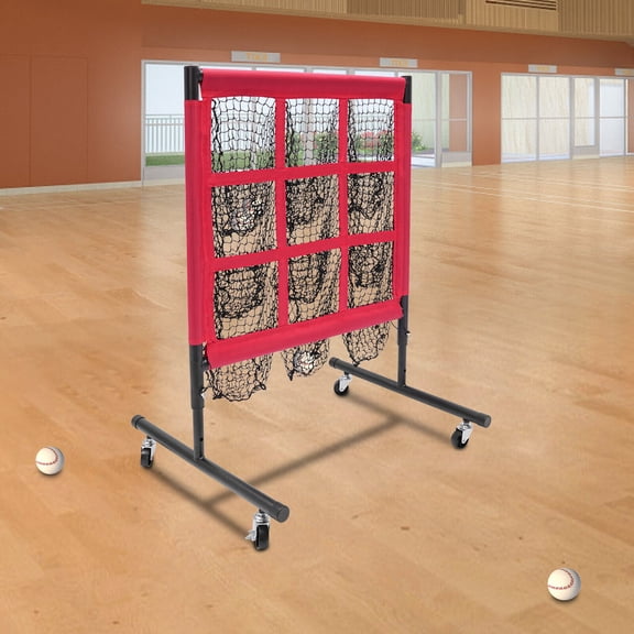 Three Adjustable Height Nine-grid Design Baseball Training Net Professional And Practical Training Net