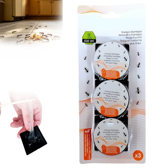 Three Ant Monitoring Baits for Home and Garden Protection A Clean and Easy to Use System That Leaves Absolutely No Marks on Surfaces