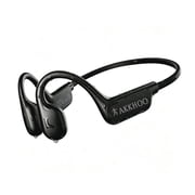 AKKHOO Bone Conduction Headphones,Bluetooth 5.4 Open Ear Design,Rich Clear Stereo Sound,12H Playtime,Secure & Comfort Fit,IPX6 Waterproof Sports Headphones for 