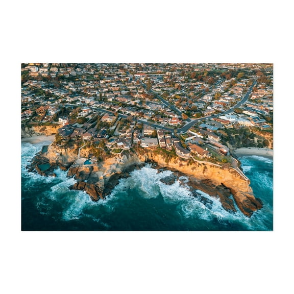 Three Arch Bay - Laguna Beach California Photography Coastal Beach House Landscape Ocean Architecture Cityscape Beach Unframed Wall Art Print 4 x 6 inches