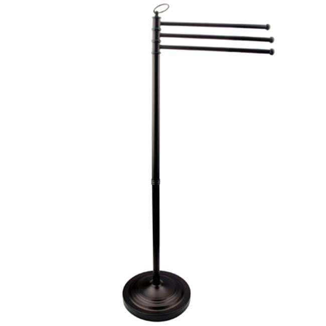 Oil Rubbed Bronze Freestanding Triple Towel Rack