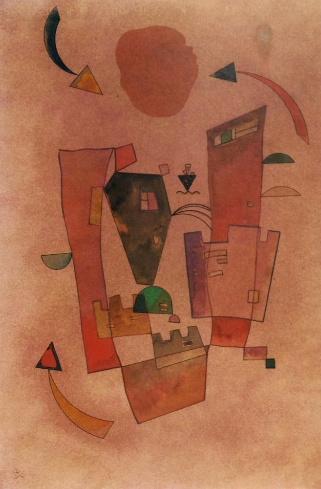 Three Arrows 1931 Canvas Art - Wassily Kandinsky (18 x 24)