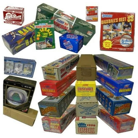 Three Assorted Vintage Baseball Card Sets