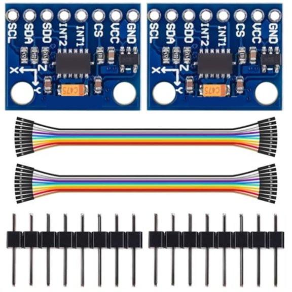 Three-Axis Accelerometer Module GY-291 With ADXL345 Chip, IIC/SPI Interface, 2g To 16g Range For Arduino And Mobile Device Applications