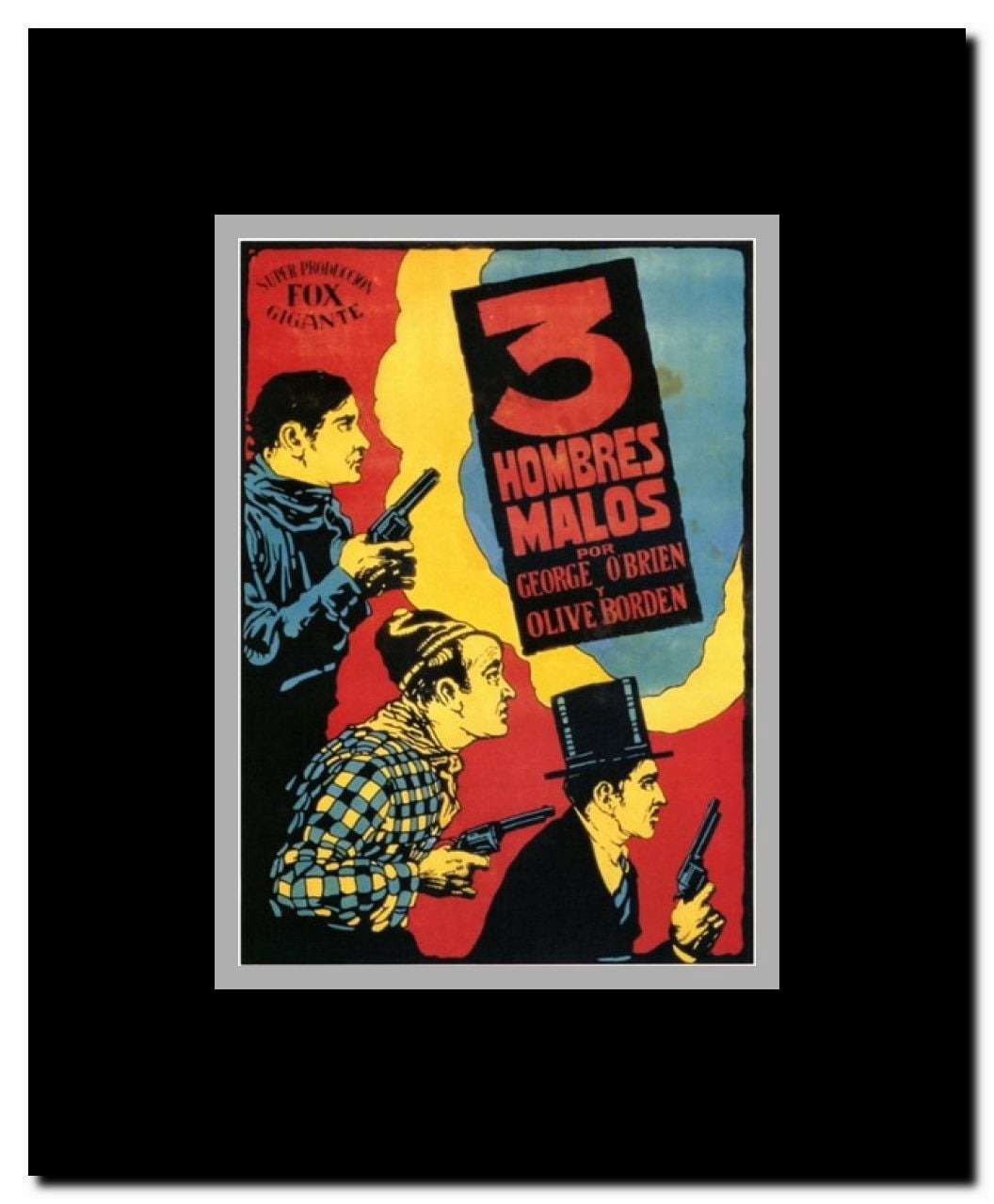 Three Bad Men Framed Movie Poster