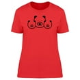thumbnail image 1 of Three Bear Faces T-Shirt Women -Image by Shutterstock, Female Small, 1 of 2