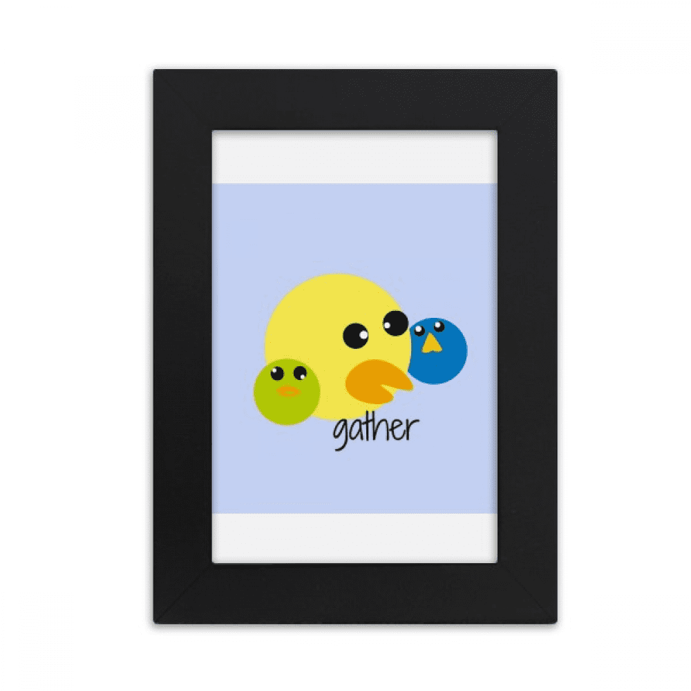 Gather Frame Three Bird Gather Art Deco Fashion Desktop Photo Frame Picture Display ...