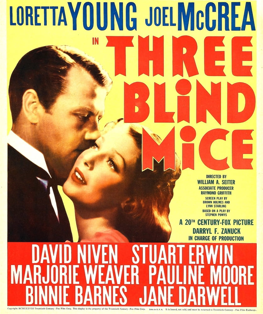 Three Blind Mice Canvas Art - (24 x 36)