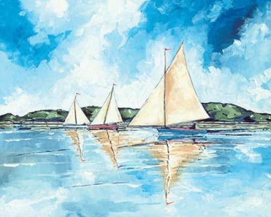 Three Boats Canvas Art - Stuart Roy (24 x 30)