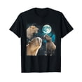thumbnail image 1 of Three Capybaras Under The Moon Cute Capybara Lover T-Shirt for Men Women Cotton Summer Top Tee, 1 of 1