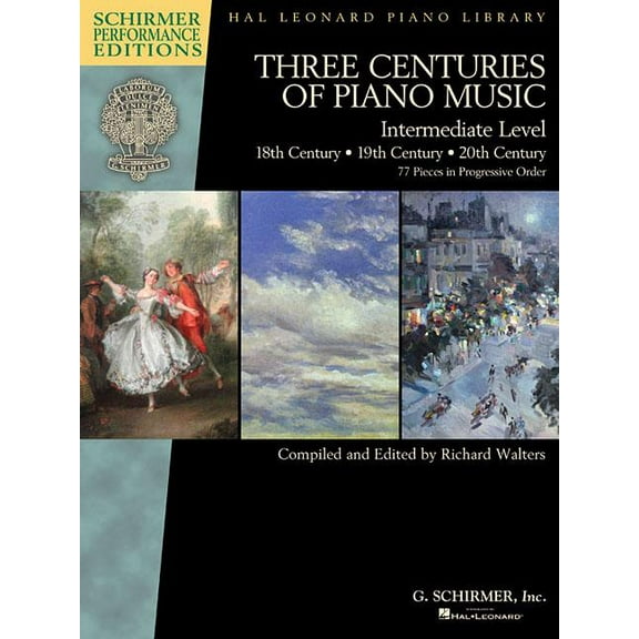 Three Centuries of Piano Music: 18th, 19th & 20th Centuries : Intermediate Level Schirmer Performance Editions (Paperback)