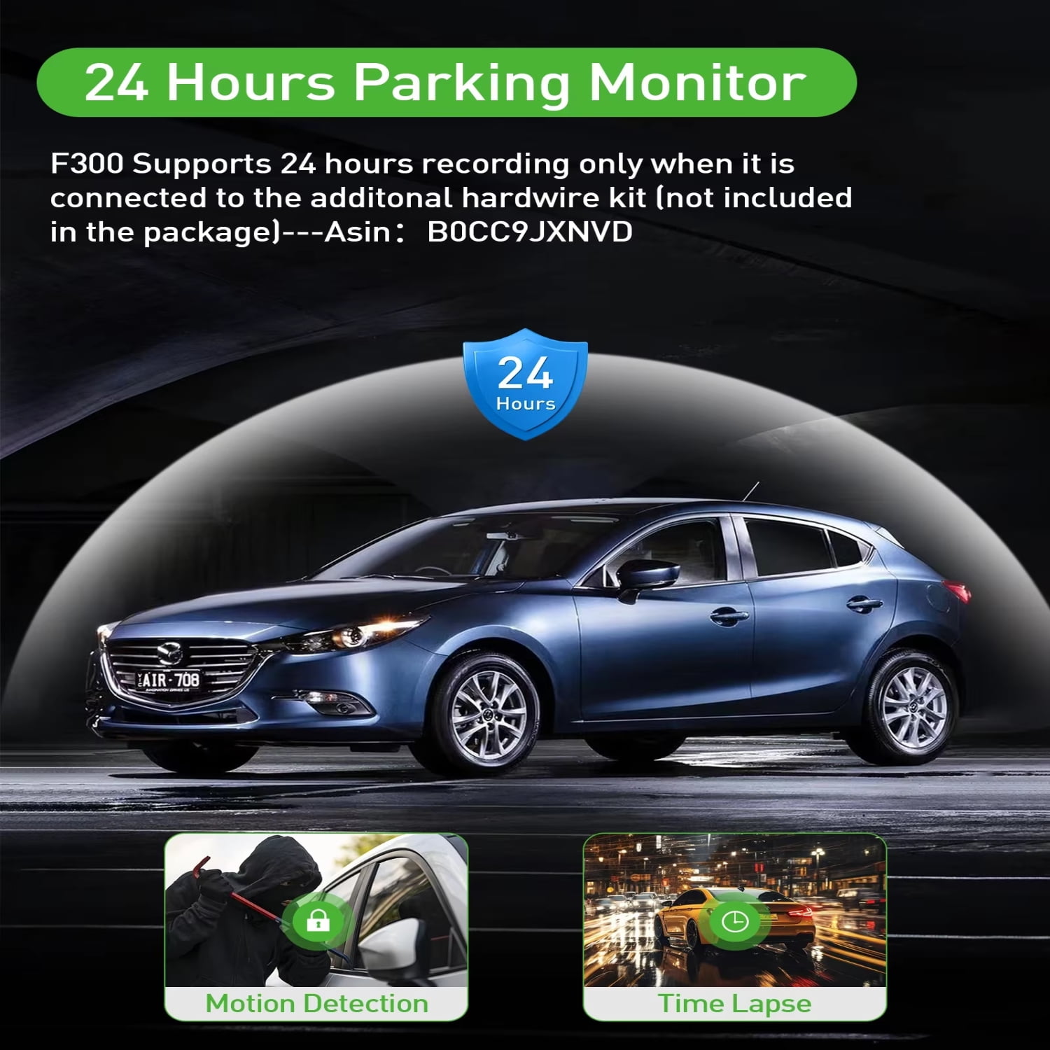 Three Channel Black Box Car Accessories - High Definition Cam Video ...