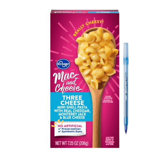 Three Cheese Shells Macaroni and Cheese 7.25 oz
