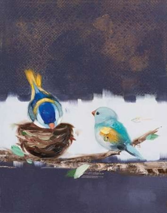 Three Chicks II Canvas Art - Ninalee Irani (22 x 28)