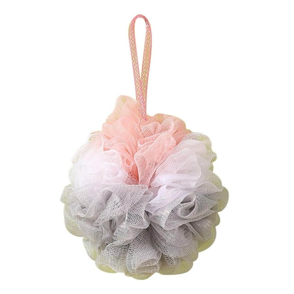 Three-Color Combination Bath Flower Ball, Multi-Color Bathing Tool Combination, Soft Cleaning, Bathroom Care Product, Cleaning Tool, Daily Bathing Use, Care Cleaning Assistant