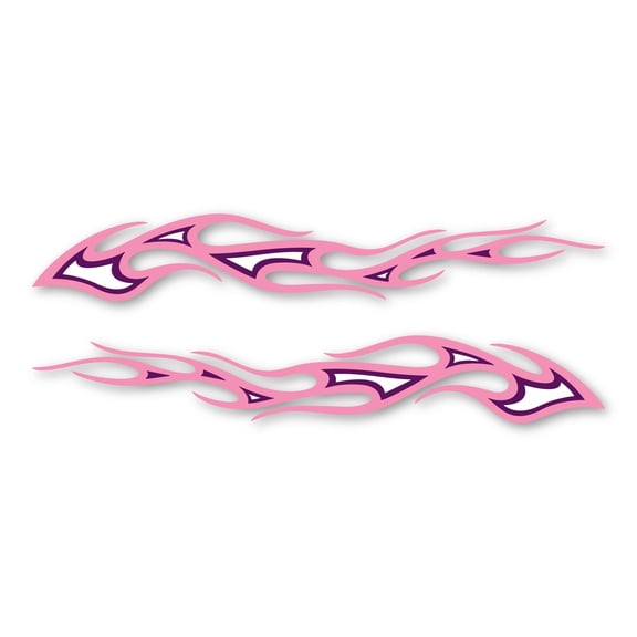 Three Color Flames Atlas Design Magnet