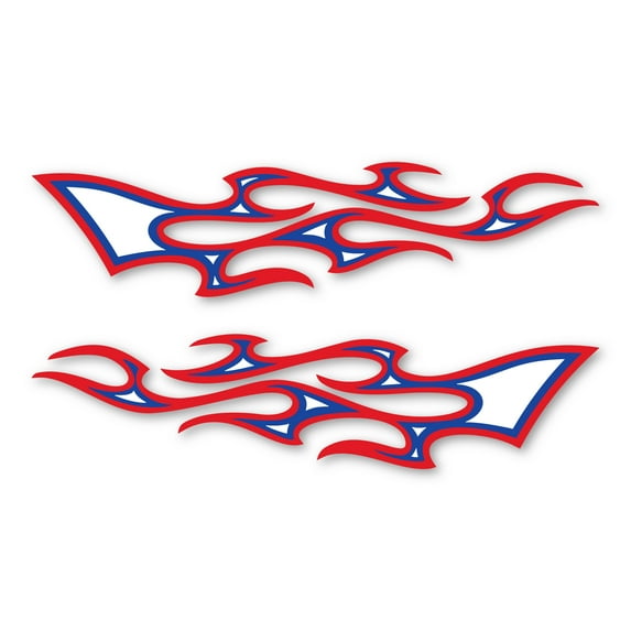 Three Color Flames Pyxis Design Magnet