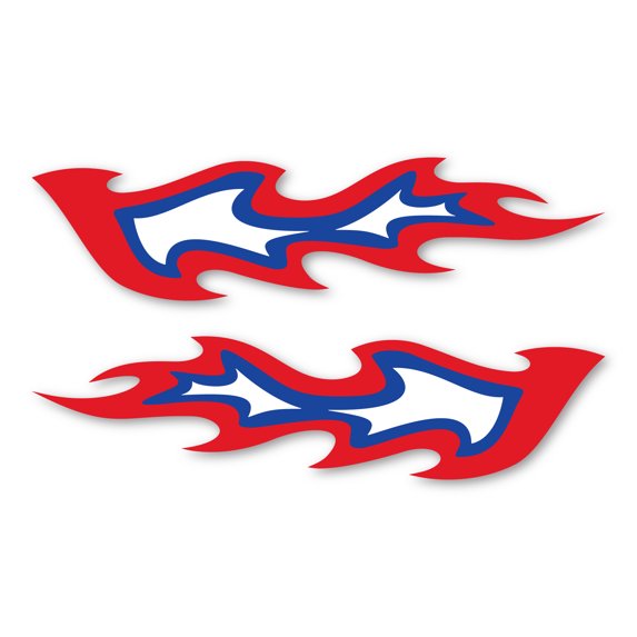Three Color Flames Taurus Design Magnet