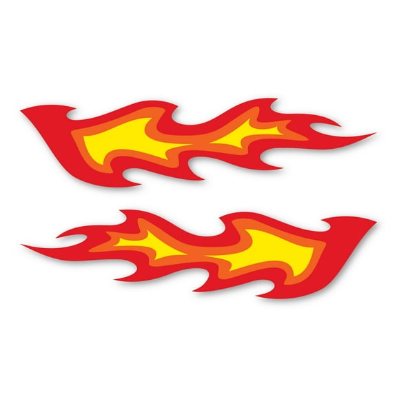 Three Color Flames Taurus Design Magnet