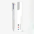 thumbnail image 1 of Three-Color Gel Pen | Multi-Functional Modular Click Pen | 0.5mm Fine Point | Smooth Fast-Drying Ink | Ergonomic Chinese-Style Design | Note-Taking, Drawing, Sign Writing | 1 Piece | Gray Green, 1 of 6