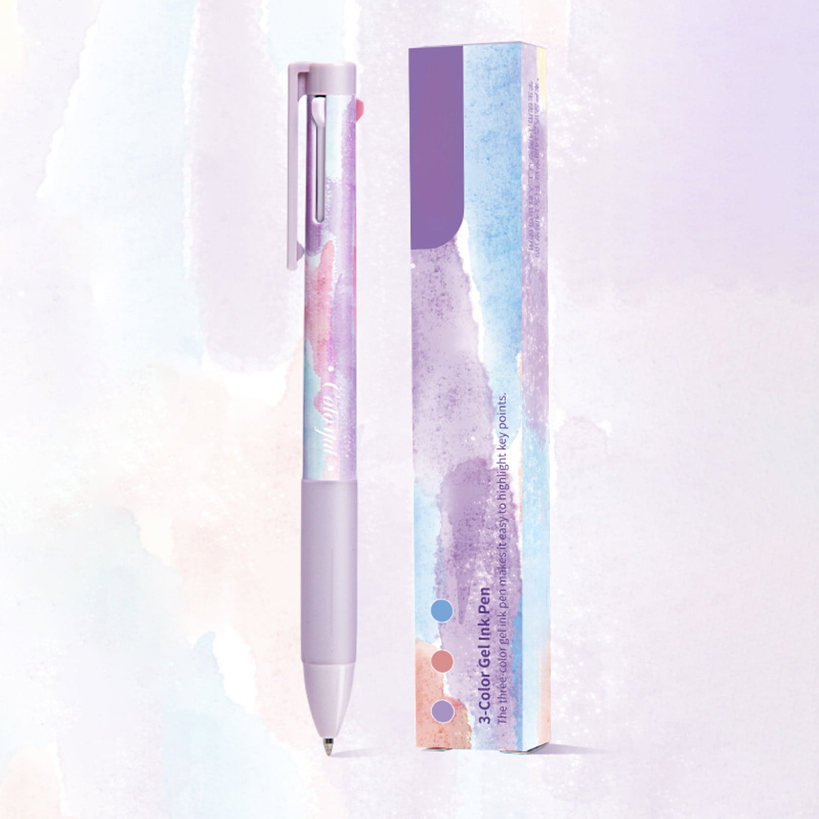 Three-Color Markers 5ml Modular Click Action Drawing Pens for Notes ...