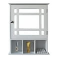 thumbnail image 1 of Three Compartment Storage Bathroom Cabinet - Espresso/White White, 1 of 5