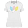 thumbnail image 1 of Three Cotton Candies Design T-Shirt Women -Image by Shutterstock, Female Small, 1 of 2