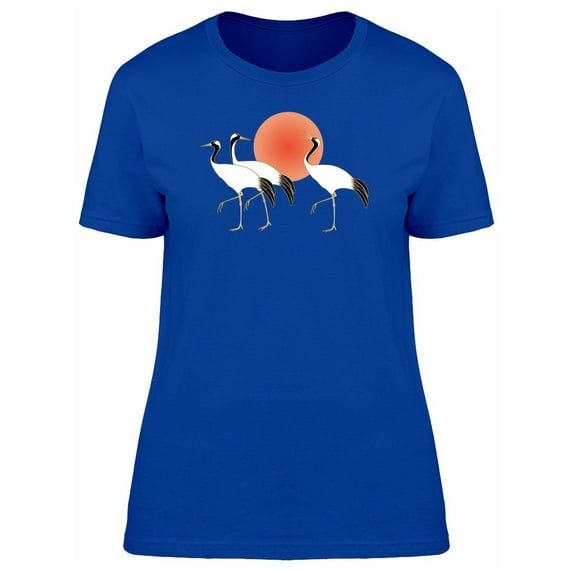 Three Cranes At Sunrise Tee Women's -Image by Shutterstock
