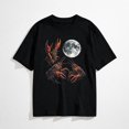 thumbnail image 1 of Three Crawfish Moon Galaxy Space Retro Animal T-Shirt, 1 of 7