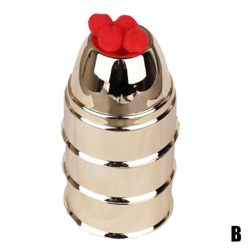 Three Cups And Balls Magic Tricks Many Sizes Closes Stage Up Toys Props