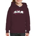 thumbnail image 1 of Three Cute Kittens Meowing Hoodie Juniors -Image by Shutterstock,  Small, 1 of 4
