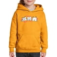 thumbnail image 1 of Three Cute Kittens Meowing Hoodie Juniors -Image by Shutterstock,  Small, 1 of 4