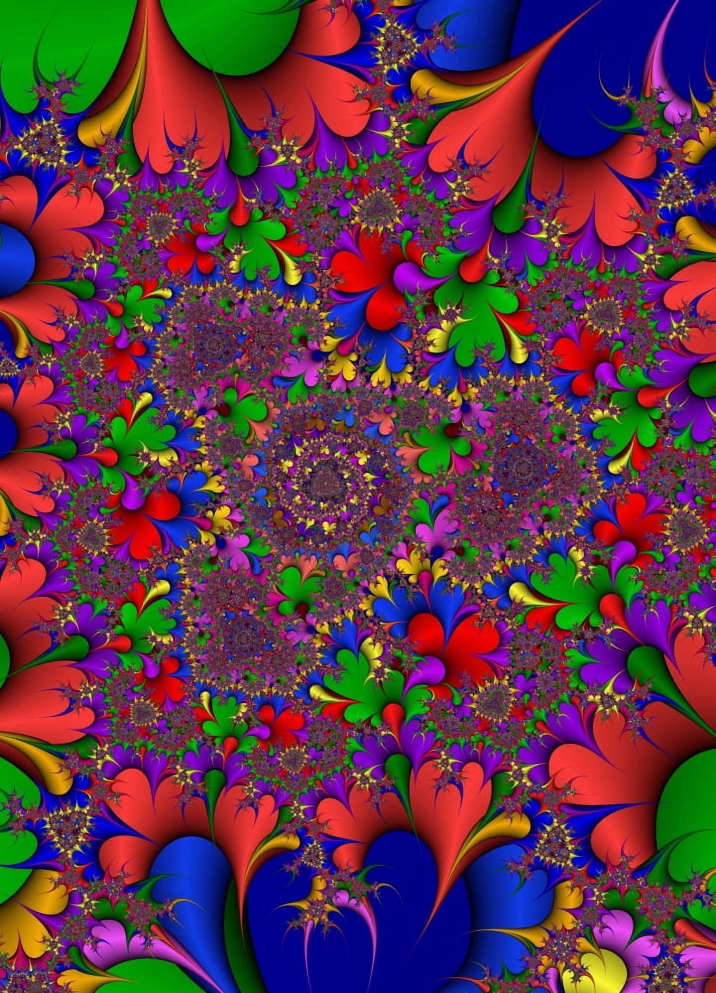 Three-D Abstract Image Canvas Art - Paul Sale Design Pics (28 x 38)