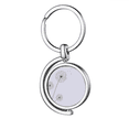 thumbnail image 1 of Three Dandelion s Flower Rotating Keychain Metal Keyring Holder, 1 of 2