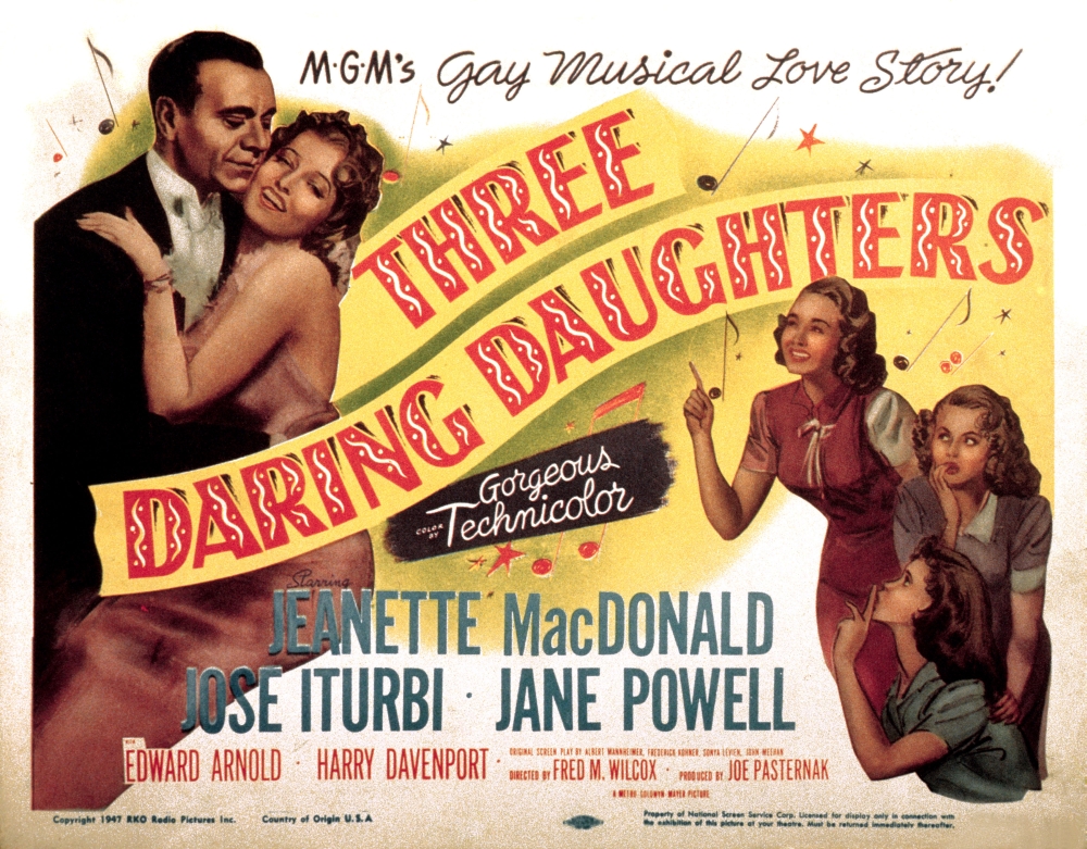 Three Daring Daughters Canvas Art - (28 x 22)