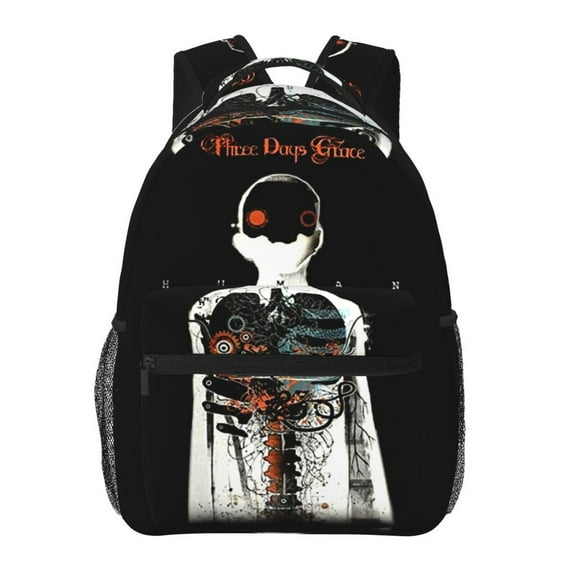 Three Days Grace Backpack,3d Print Laptop Backpack Lightweight Casual Daypack Shoulderbag 16.5 In, 17 Inch