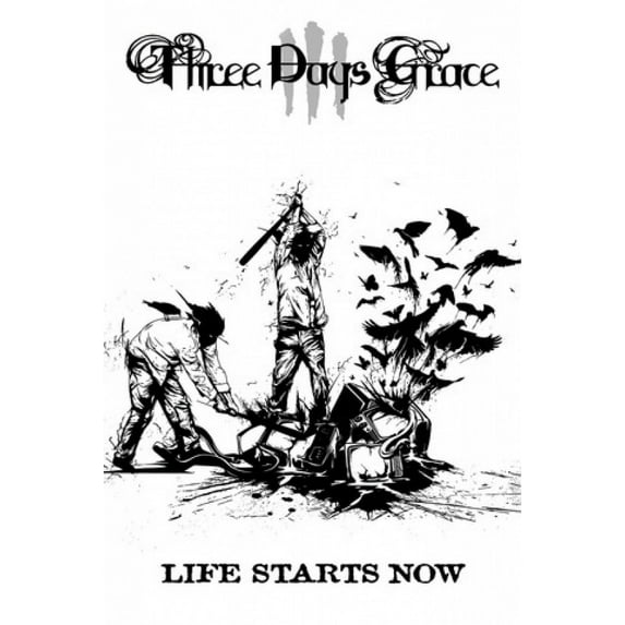 Three Days Grace Life Starts Now Laminated Poster (24 x 36)